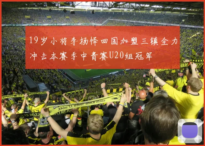 19岁小将李杨怿回国加盟三镇全力冲击本赛季中青赛U20组冠军
