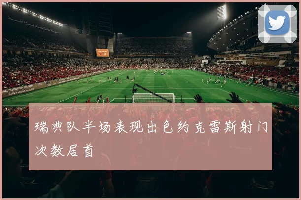 瑞典队半场表现出色约克雷斯射门次数居首